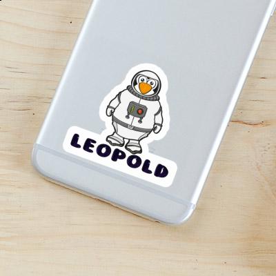 Leopold Sticker Astronaut Image