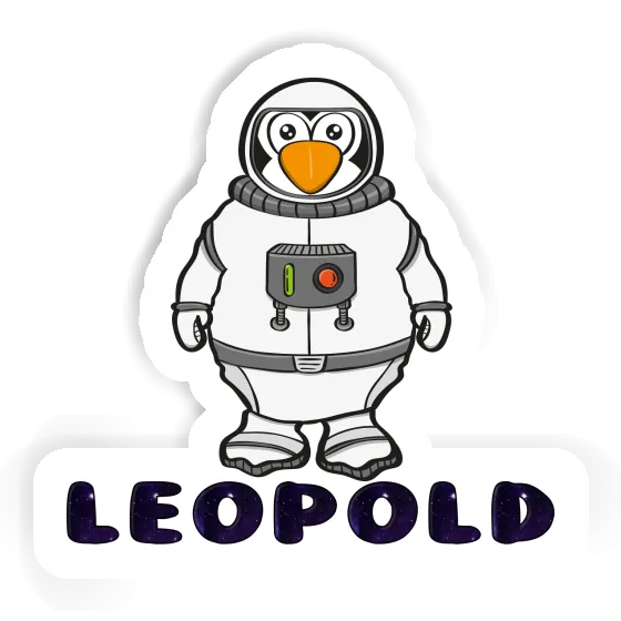 Leopold Sticker Astronaut Image