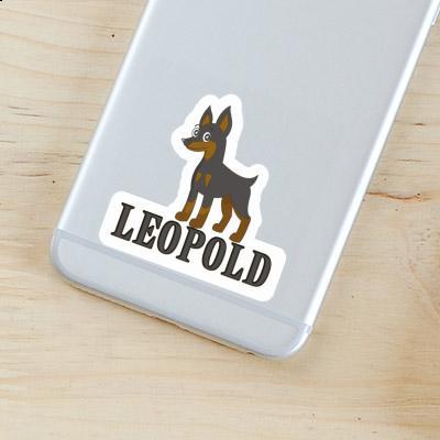 Leopold Autocollant Pinscher Notebook Image