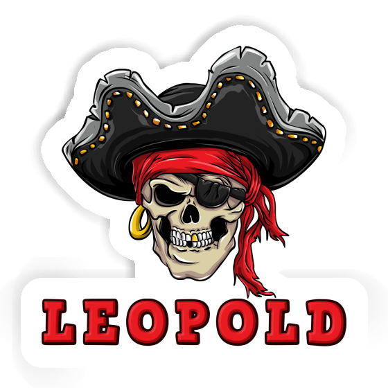 Autocollant Pirate Leopold Laptop Image