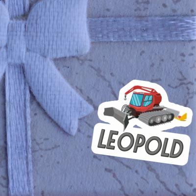 Sticker Snowcat Leopold Notebook Image