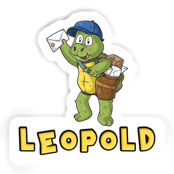 Sticker Leopold Postman Image