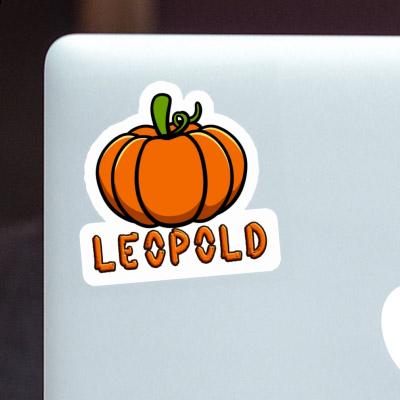 Leopold Sticker Kürbis Laptop Image