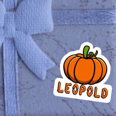 Sticker Leopold Pumpkin Image