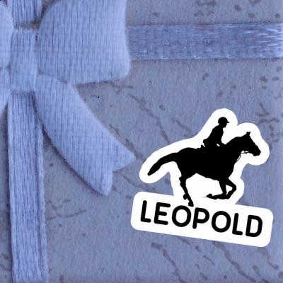 Sticker Horse Rider Leopold Notebook Image