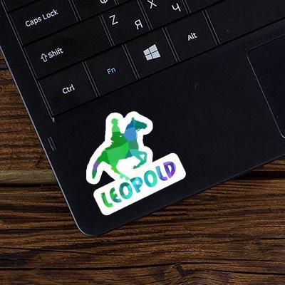 Leopold Sticker Horse Rider Notebook Image