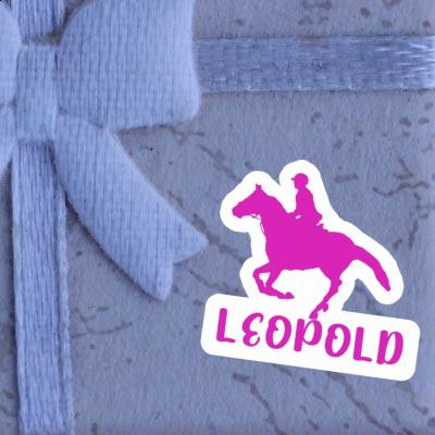 Horse Rider Sticker Leopold Image