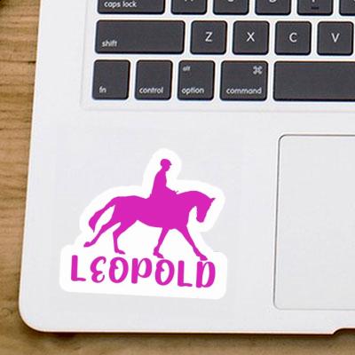 Sticker Leopold Horse Rider Image