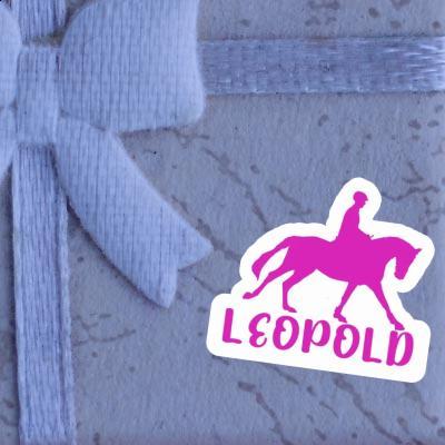 Sticker Leopold Horse Rider Image