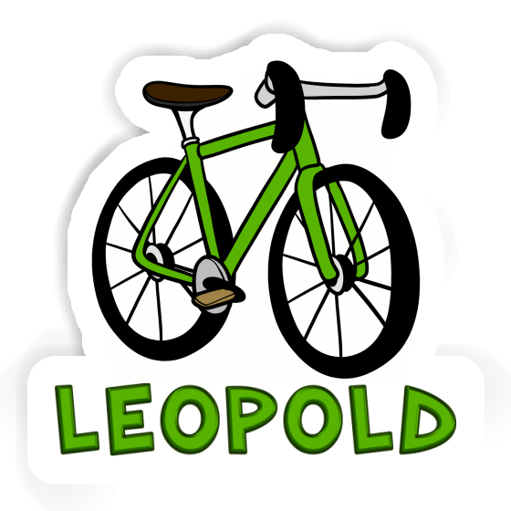 Sticker Leopold Bicycle Notebook Image