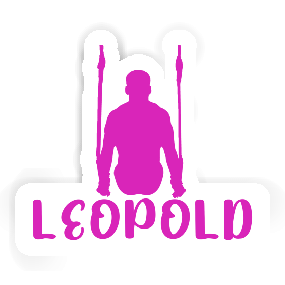 Leopold Autocollant Gymnaste aux anneaux Gift package Image