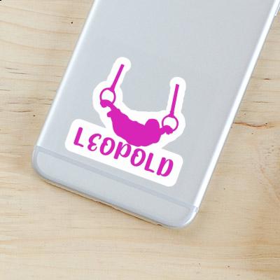 Sticker Leopold Ring gymnast Notebook Image