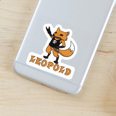 Sticker Leopold Fox Laptop Image