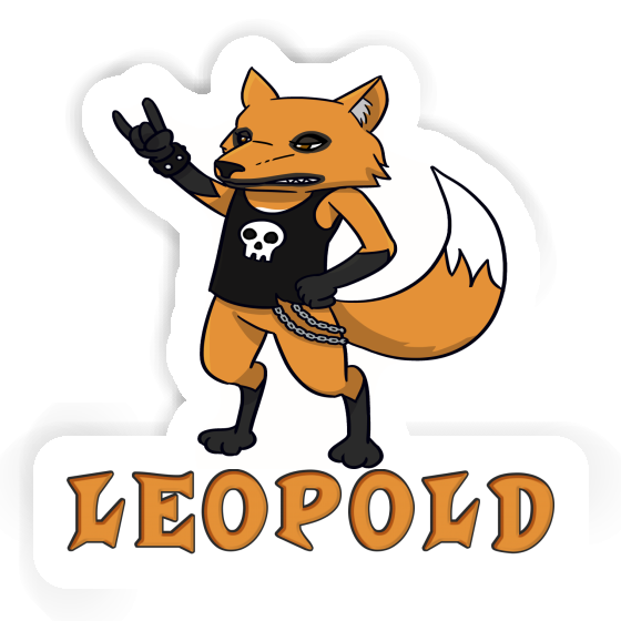 Autocollant Leopold Renard Notebook Image