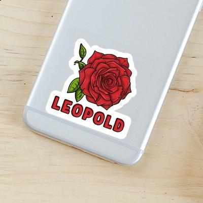 Rose blossom Sticker Leopold Notebook Image