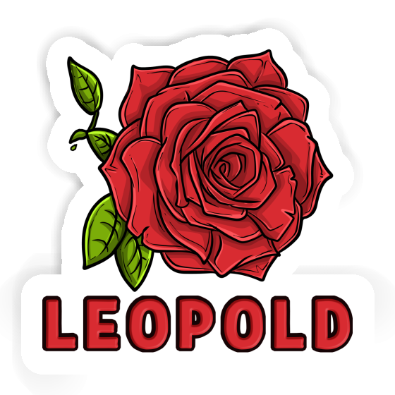 Leopold Aufkleber Rose Notebook Image