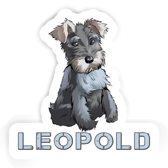 Leopold Autocollant Schnauzer Laptop Image