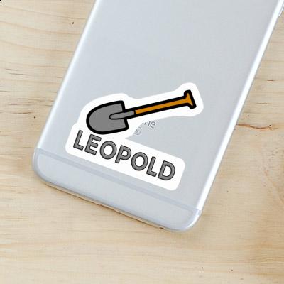 Shovel Sticker Leopold Laptop Image