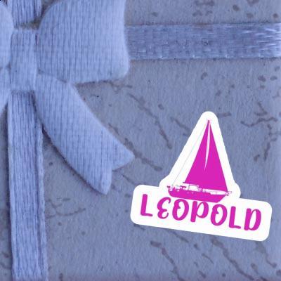 Leopold Sticker Segelboot Laptop Image