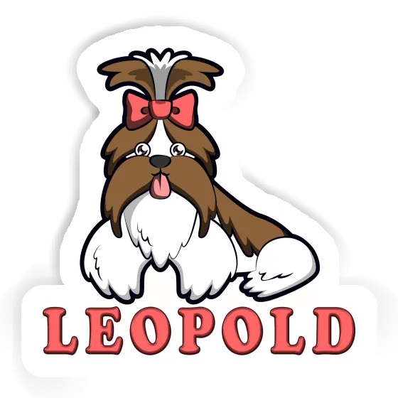 Shih Tzu Autocollant Leopold Gift package Image