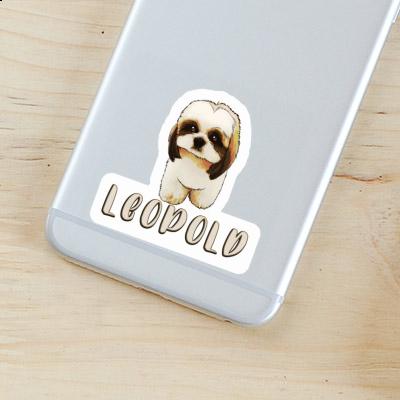 Autocollant Shih Tzu Leopold Gift package Image