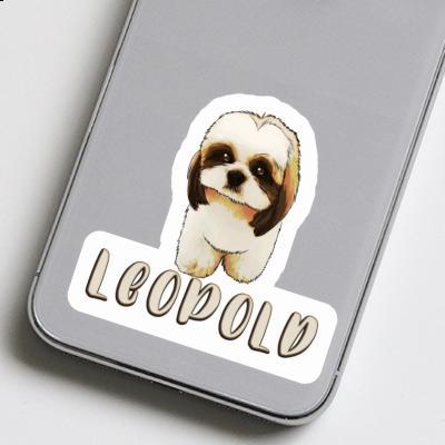 Autocollant Shih Tzu Leopold Gift package Image