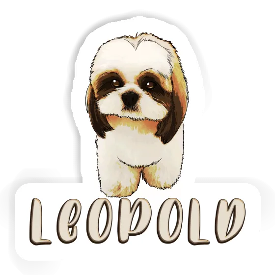 Autocollant Shih Tzu Leopold Image