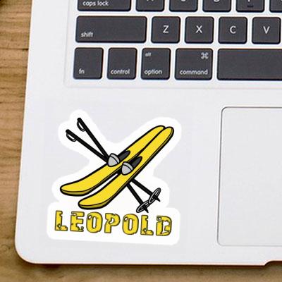 Sticker Leopold Ski Notebook Image