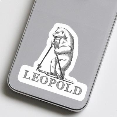 Sticker Leopold Bear Notebook Image