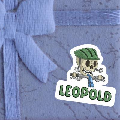 Sticker Mountainbiker Leopold Laptop Image