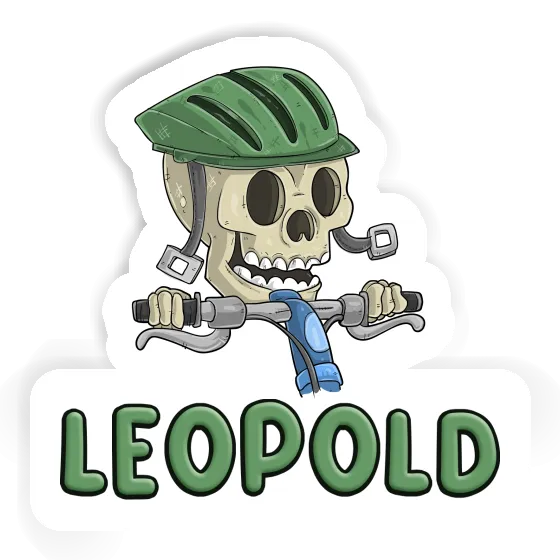 Leopold Aufkleber Fahrradfahrer Gift package Image