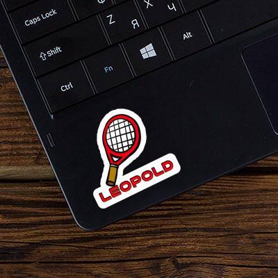 Autocollant Raquette de tennis Leopold Image