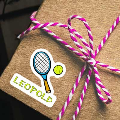 Tennis Racket Sticker Leopold Laptop Image