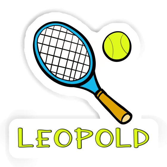 Tennis Racket Sticker Leopold Notebook Image