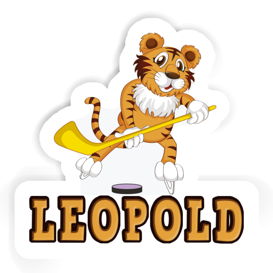 Ice-Hockey Player Sticker Leopold Gift package Image