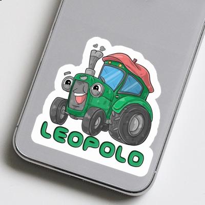 Autocollant Leopold Tracteur Notebook Image