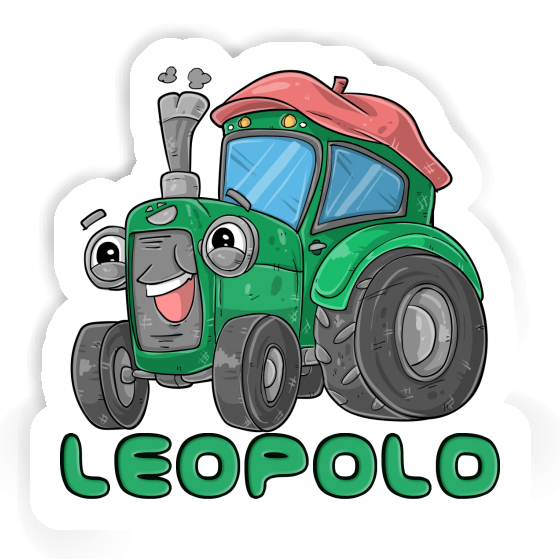 Autocollant Leopold Tracteur Image