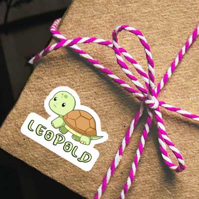 Sticker Leopold Turtle Gift package Image