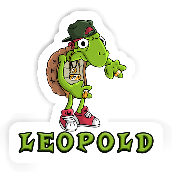 Sticker Leopold Hip Hop Turtle Gift package Image