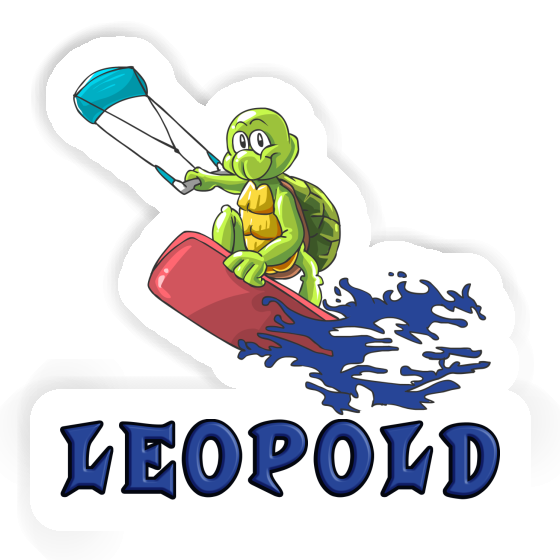 Sticker Leopold Kitesurfer Gift package Image