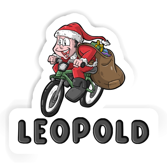 Sticker Leopold Bicycle Rider Gift package Image