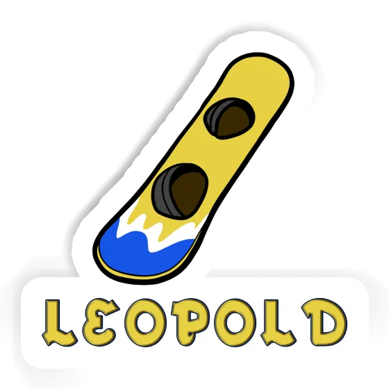 Sticker Wakeboard Leopold Image