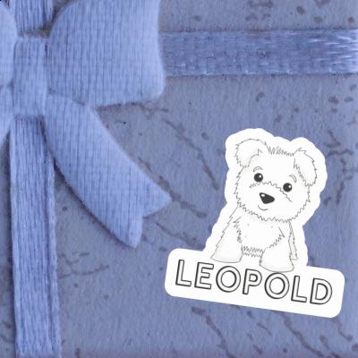 Sticker Terrier Leopold Gift package Image