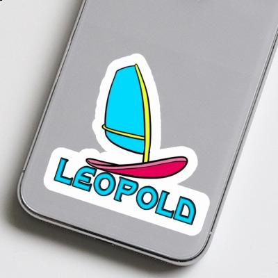 Leopold Aufkleber Windsurfbrett Image