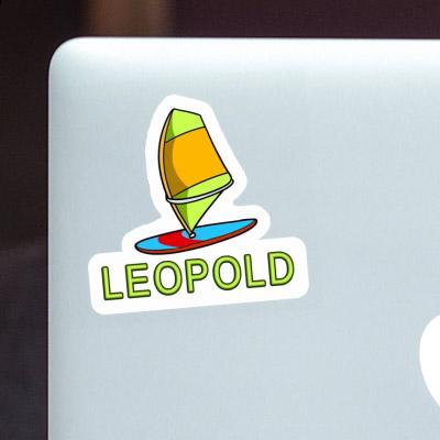 Leopold Aufkleber Windsurfbrett Laptop Image