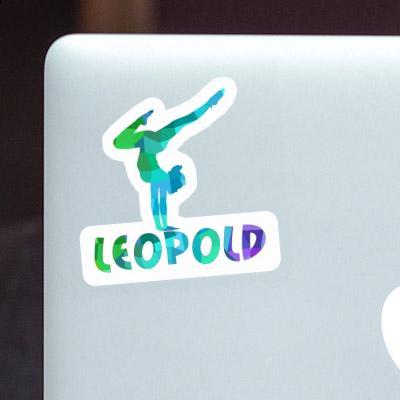 Leopold Sticker Yoga Woman Gift package Image