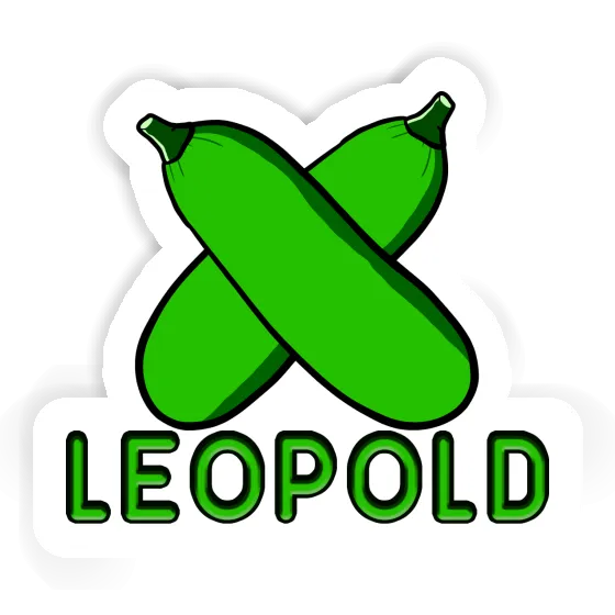 Sticker Leopold Zucchini Gift package Image