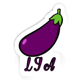 Sticker Lia Aubergine Image