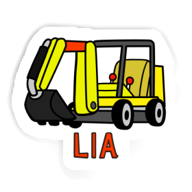 Sticker Mini-Excavator Lia Image