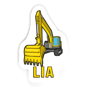 Excavator Sticker Lia Image